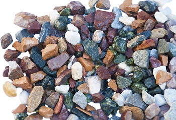 Каменная крошка Микс разноцветный ГАЛТОВАННЫЙ, 20-40 мм, 10 кг