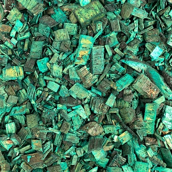 Щепа декоративная, зеленая, 60 л