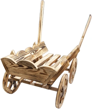 Садовая миниатюра "Тележка"