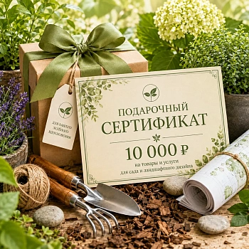 Подарочный сертификат "Мульча.рф" 10 000 руб.