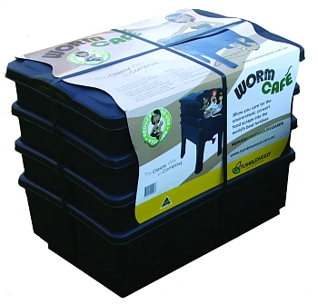 Вермикомпостер. Биогумус в домашних условиях Worm Cafe L56* W44* H46 см