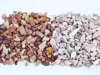 Каменная крошка Фельзит кремневый(желто-розовый), 5-20 мм, 10 кг