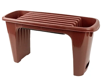 Скамейка - перевертыш коричневая, шт