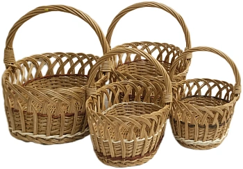 Набор корзин "Польша", в наборе 4 шт 