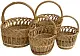 Набор корзин "Польша", в наборе 4 шт 
