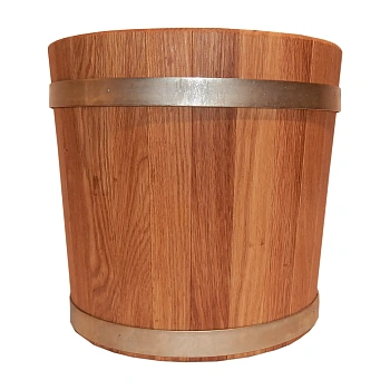 Кашпо круглое из дуба (h40, Ø45 см), 41 л 