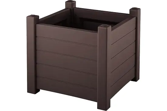 Кашпо Монро, 53 x 53 x 47 см, шоколад