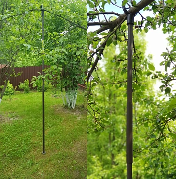 Опора для яблонь и груш, регулируемая по высоте 155 – 240 см, шт