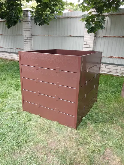 Компостер фактурный, коричневый, 1600 л, уп