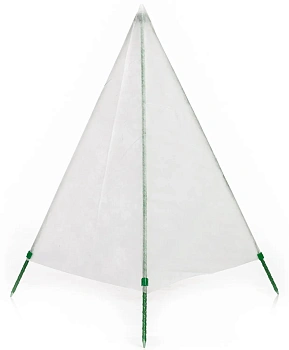 Укрытие для растений "Пирамида" (2 чехла + композитный каркас), h 1,0 * 0,75 м, уп