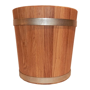 Кашпо круглое из дуба (h40, Ø45 см), 41 л 