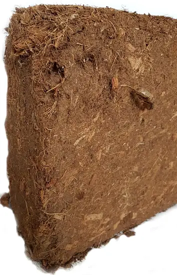 Cocoland Мульча кокосовая в блоках, (чипсы, волокна), 55 л (4,5 кг)