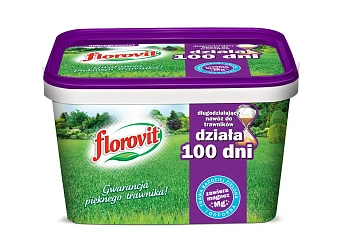 Florovit гранулированный пролонгированного действия для газонов - 100 дней, ведро 4 кг