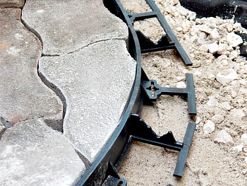 Бордюр секциями ГеоПластБорд, черный, 0,045 x 1 м, шт