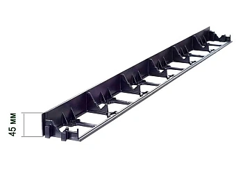 Бордюр секциями ГеоПластБорд, черный, 0,045 x 1 м, шт