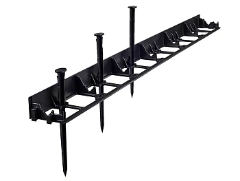 Бордюр секциями ГеоПластБорд, черный, 0,045 x 1 м, шт