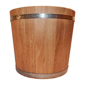 Кашпо круглое из дуба (h40, Ø45 см), 41 л 