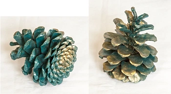 Шишка сосновая крупная поштучно, шт