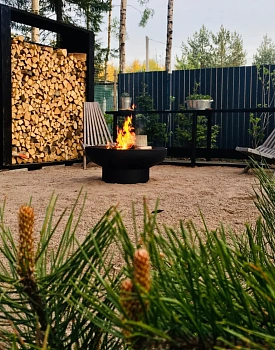 Костровая чаша «Глубокая ROUND» 1000 мм