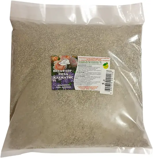 Витафлор - Роза, клематис ОМУ, 5 л/пак