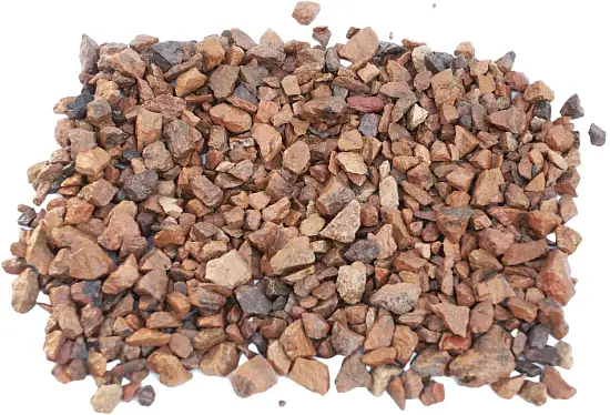 Каменная крошка Фельзит терракотовый, 5-20 мм, 10 кг