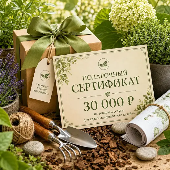 Подарочный сертификат "Мульча.рф" 30 000 руб.