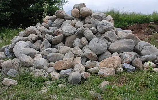 Камни валуны, Ø 15-100 см, на вес, кг