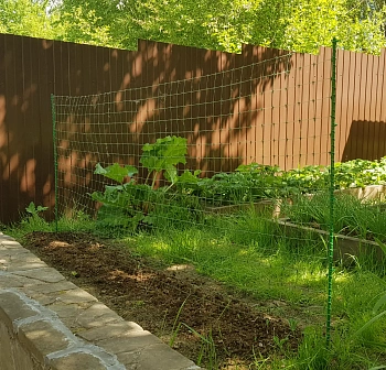 Шпалера для гороха (сетка в комплекте), композитная,  200 * h 100 cм, уп