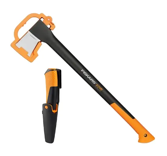 Fiskars, Промо-набор топор-колун Х21 + универсальный нож, арт 1025436 