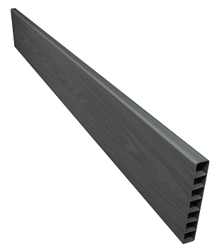 Грядка фактурная из ПВХ, графит, 2,0 х 0,9 х 0,2 м, уп