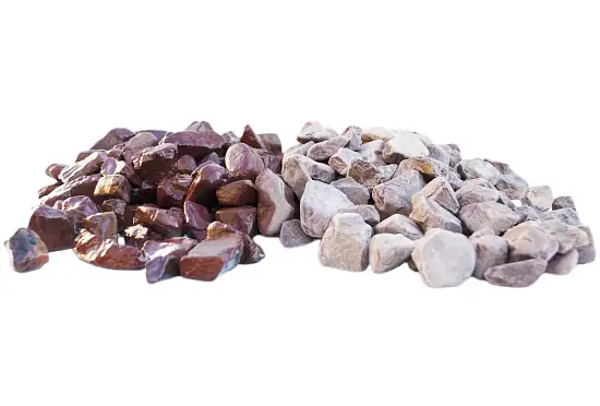 Каменная крошка Яшма бордовая ГАЛТОВАННАЯ, 20-40 мм, 10 кг