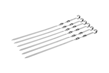 Набор плоских шампуров Hot Pot 45 см, 6 шт