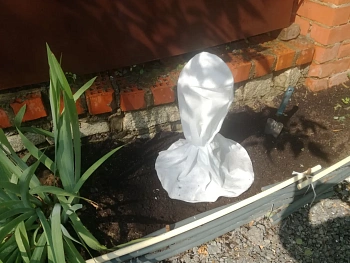 Укрытие для роз "Зимний домик" (каркас+чехол), h 0,75 м, уп