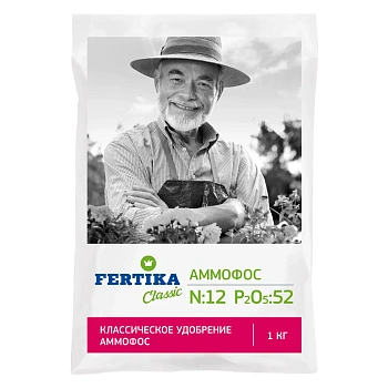 Фертика классическое Аммофос (N-12%, P2O5-52%), 1 кг