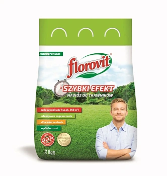 Florovit гранулированный быстрого действия для газонов, мешок 5 кг