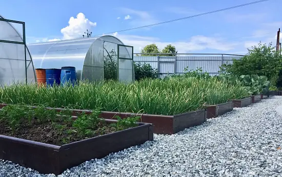 Грядка из ПВХ, коричневая, 0,22 * 2,0 * 0,7 м, уп