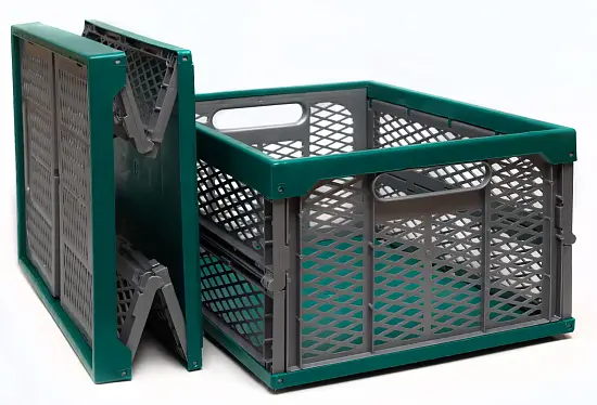 Ящик складной для урожая 38 л, ЦВЕТНОЙ, 34 x 48 x h5/23 см, шт