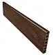 Грядка фактурная из ПВХ, венге, 2,0 х 0,7 х 0,2 м, уп