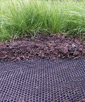 Сетка от кротов ПРОТЭКТ, 1 x 10 м, черная, рул