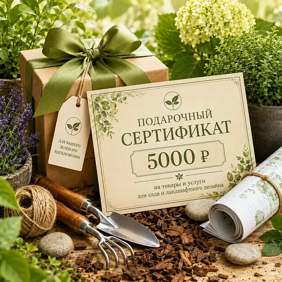 Подарочный сертификат "Мульча.рф"  5 000 руб.