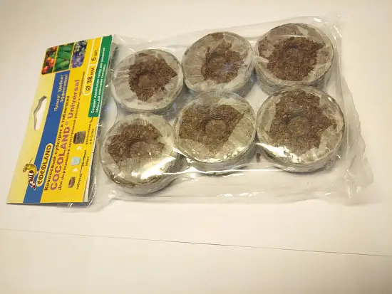 Cocoland Субстрат кокосовый в таблетках  Ø 4 см (для горшков 0,4 л), шт