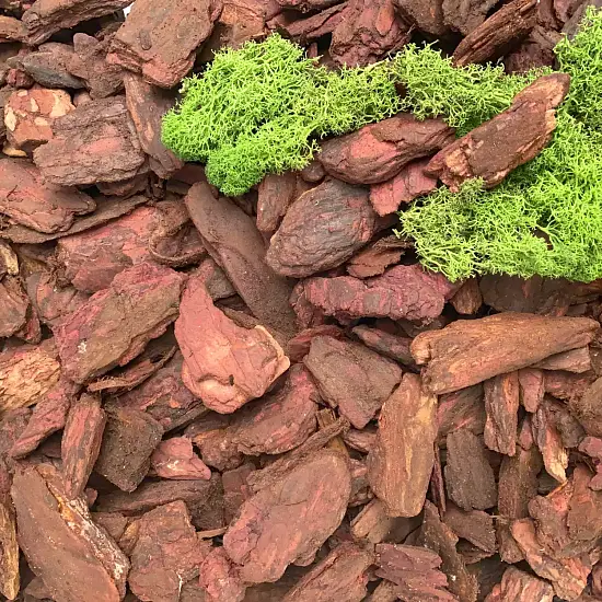 Кора лиственницы Галтованная 2-5 см, 60 л