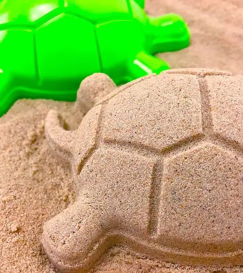 Песок Интерактивный для закрытых песочниц, Желтый конструктор, 14 кг