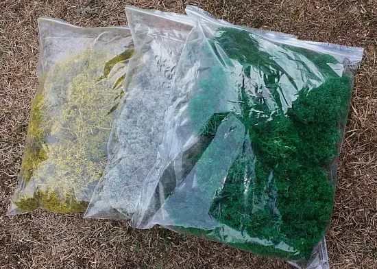 Мох стабилизированный №22 кофе, 30*40 см, пак