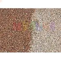 Розовая гранитная крошка 3-5 мм для ландшафтного дизайна и антигололедной отсыпки