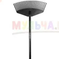 Веерные грабли с частыми зубъями помогут содержать сад в чистоте