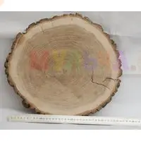 Дубовые спилы как материал для садового декора