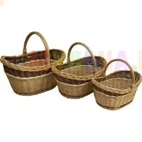 Идеальный набор корзин сплетенных из лозы
