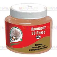 Контактный препарат 30 Плюс для борьбы с насекомыми-вредителями зимующими в коре