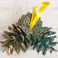 Раскрашенные сосновые шишки для украшения интерьера и поделок